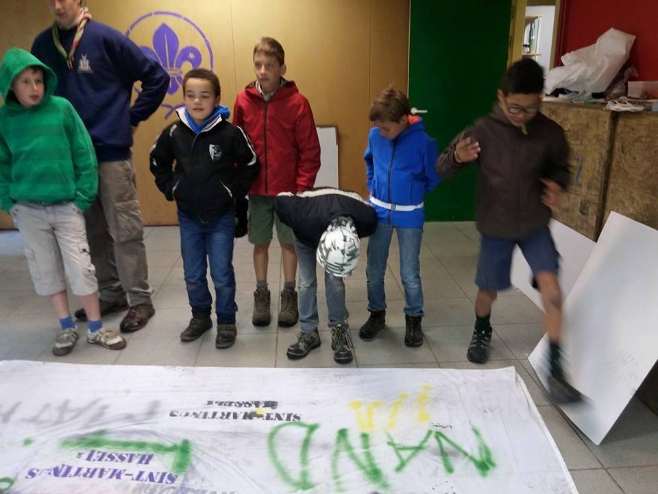 Sint-Martinus den XIIde - Graffiti activiteit WK 2015